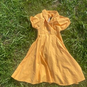 Vintage yellow dress